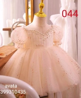 đầm công chúa bé gái , váy bé gái hồng da 8-40kg