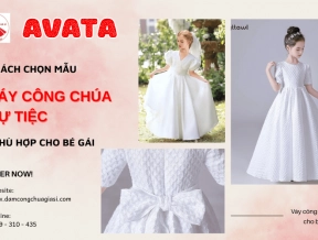 Cách chọn mẫu váy công chúa dự tiệc phù hợp cho bé gái