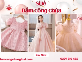 Cung cấp sỉ lẻ đầm công chúa thời trang cho bé gái quận 12