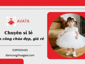 Địa chỉ chuyên sỉ lẻ đầm công chúa đa dạng mẫu mã, giá rẻ ở Bình Dương
